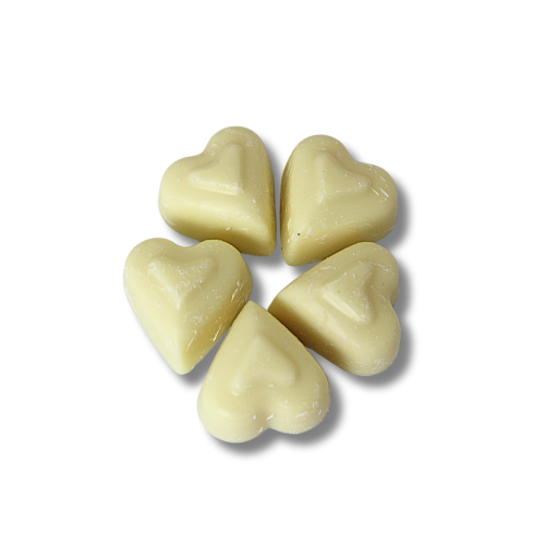 White Chocolate Hearts