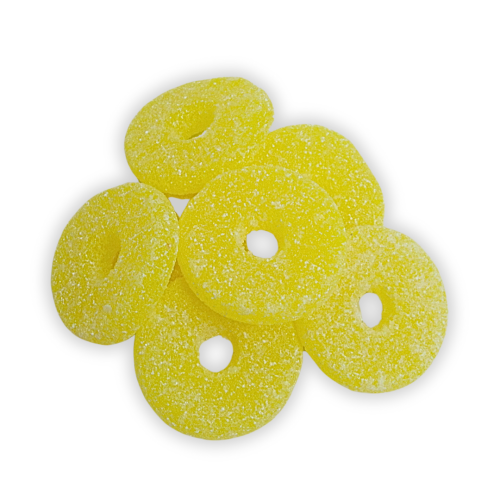 Proper Sweets Fizzy Pineapple Rings – Freddies Proper Sweets