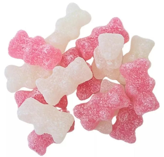 Pink And White Fizzy Bears