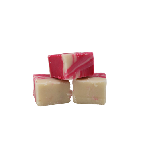 White Chocolate Cranberry Fudge